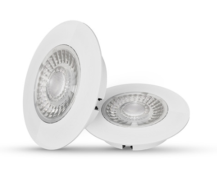 Cabiled led downlight 4W Ø65mm 2.700K wit IP44 2st incl.driver