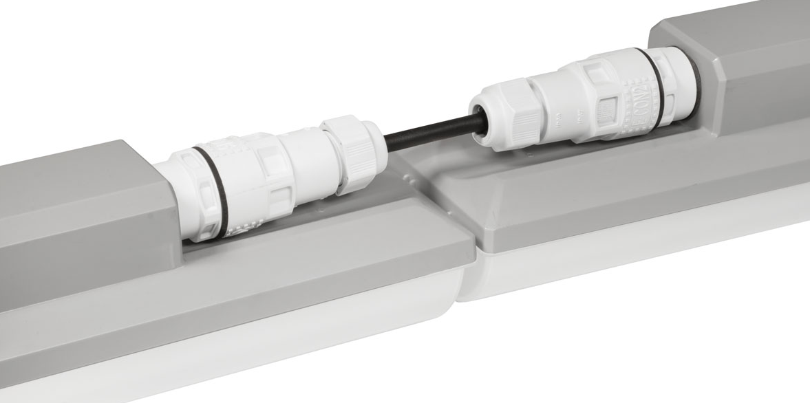 Danny waterdicht 4000K, IP66, IP69, IK10, 6140lm, , 1175mm, GRP (zwavel bestendig)