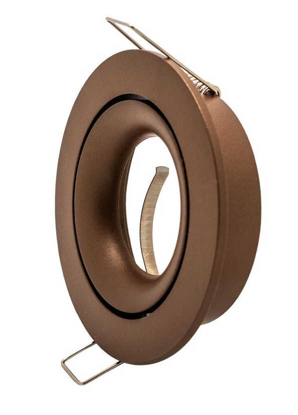 Kantelbare GU10 spot donker brons
