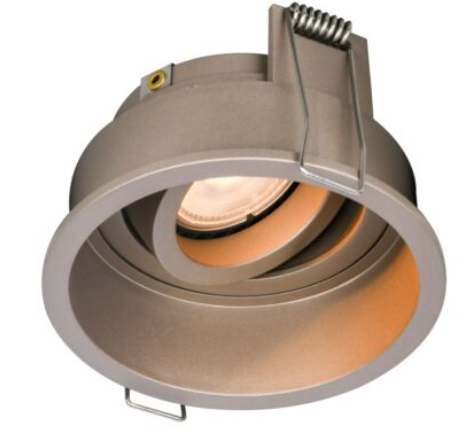 Inbouwspot richtbaar champagne GU10