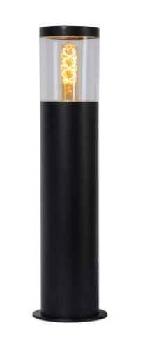 Lucide Fedor Sokkellamp 1x E27 IP44 zwart