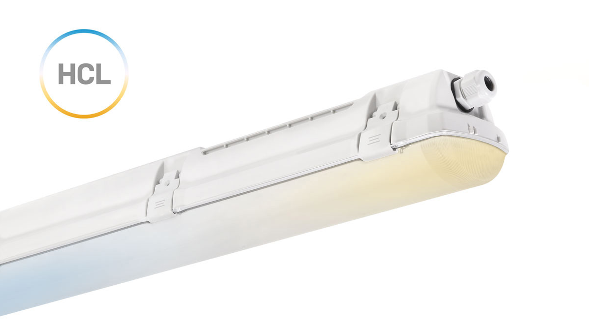 Nora waterdicht, tunable white (2700-6500K), HCL (human centric lighting), 1450mm, IP66, IP69, IK10