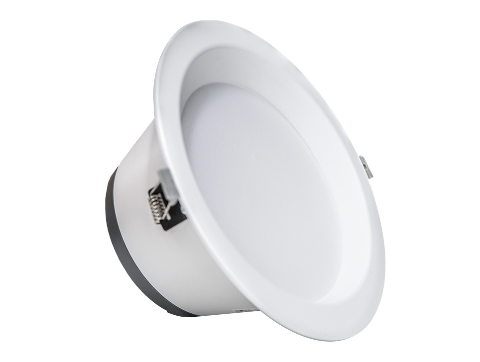 Downlight Manu, multiwatt 3290-4320lm, multicolour 3500-4000-5000K, IP44, opaal, IK10