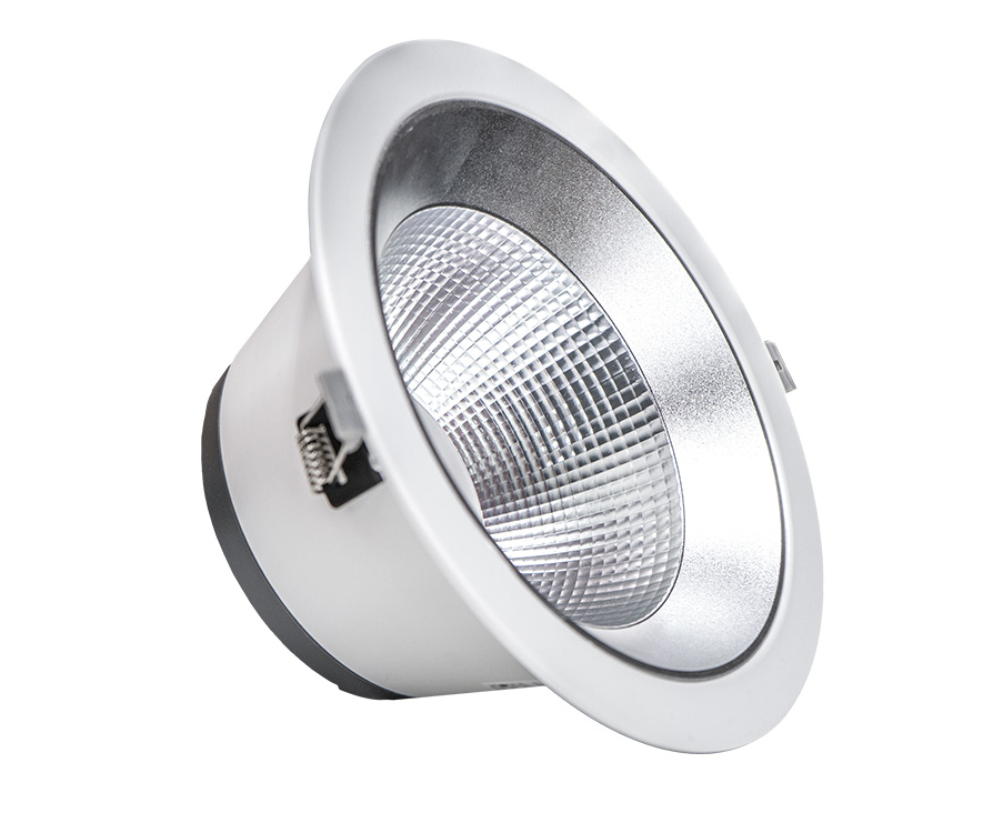 Downlight Manu, multiwatt 3050-4000lm, multicolour 3500-4000-5000K, IP54, Alu reflector, IK10