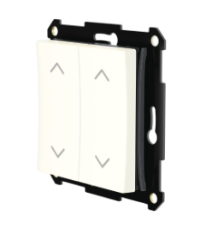 PLEJD WPH-01-55W, draadloze Bluetooth push schakelaar pijlen wit